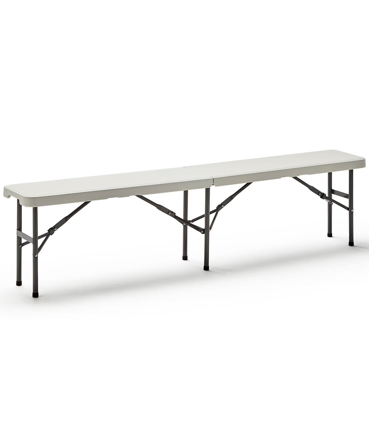 BANCO PLEGABLE MULTIFUNCIONAL 183x30x43 CM BLANCO