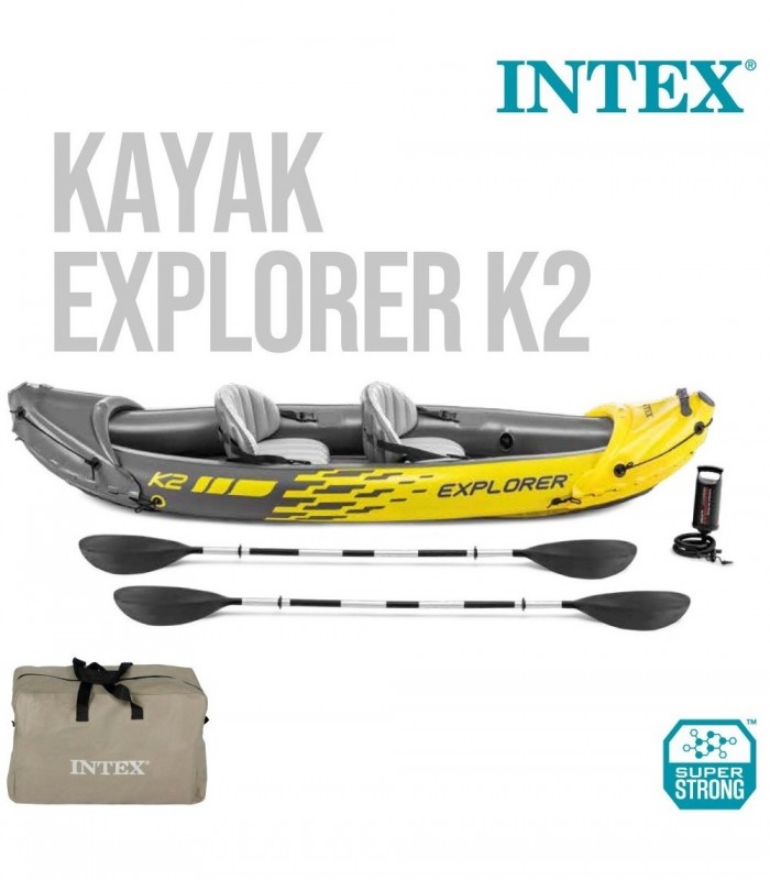 KAYAK HINCHABLE INTEX EXPLORER K2 - FULL PACK L