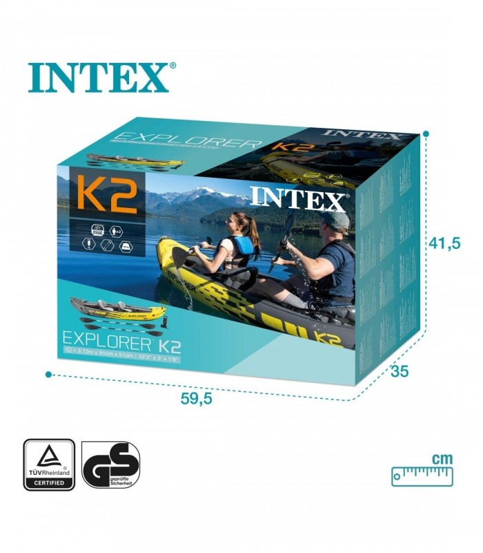 KAYAK HINCHABLE INTEX EXPLORER K2 - FULL PACK L