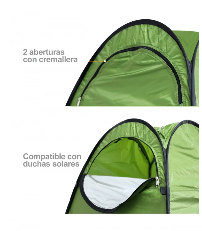 TIENDA DUCHA Y CAMBIADOR PARA PLAYA 150x150 CM