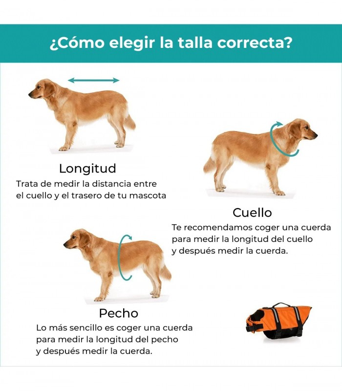CHALECO SALVAVIDAS AQUADOG PARA PERRO