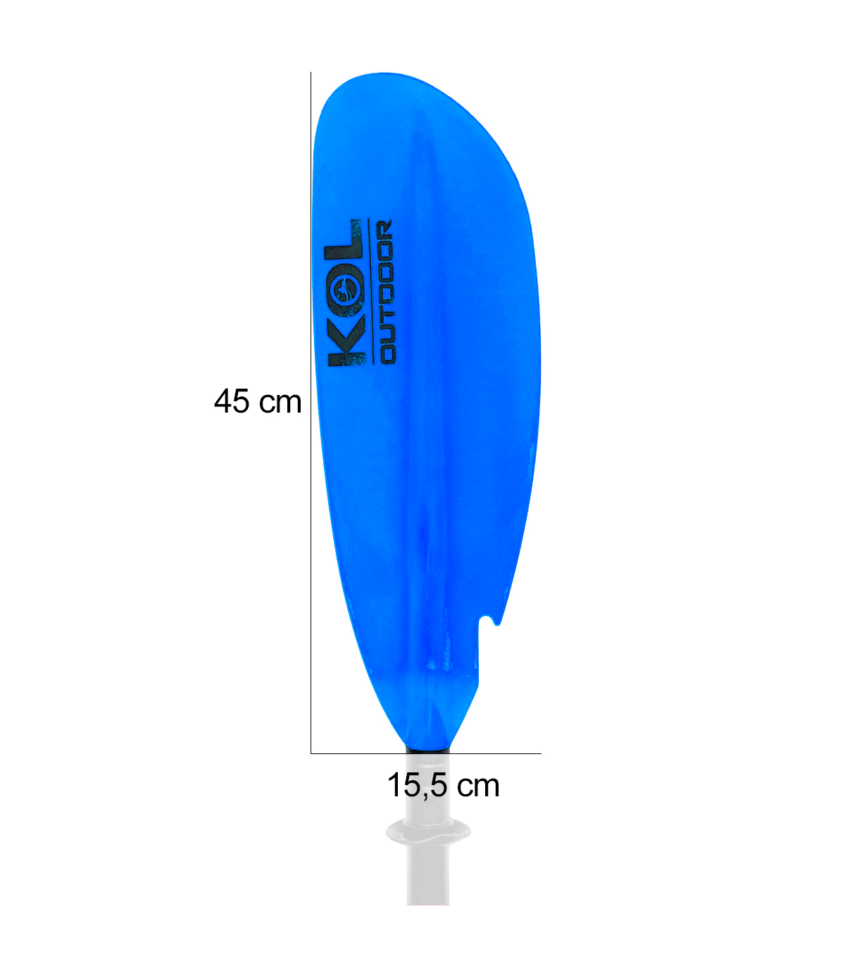 REMO KAYAK ALUMINIO 2 PIEZAS DESMONTABLE KOL OUTDOOR