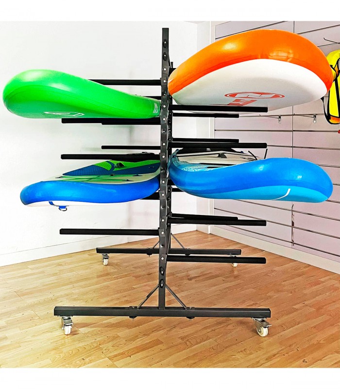 STAND EXPOSITOR PARA 10 TABLAS SURF O PADDLE SURF