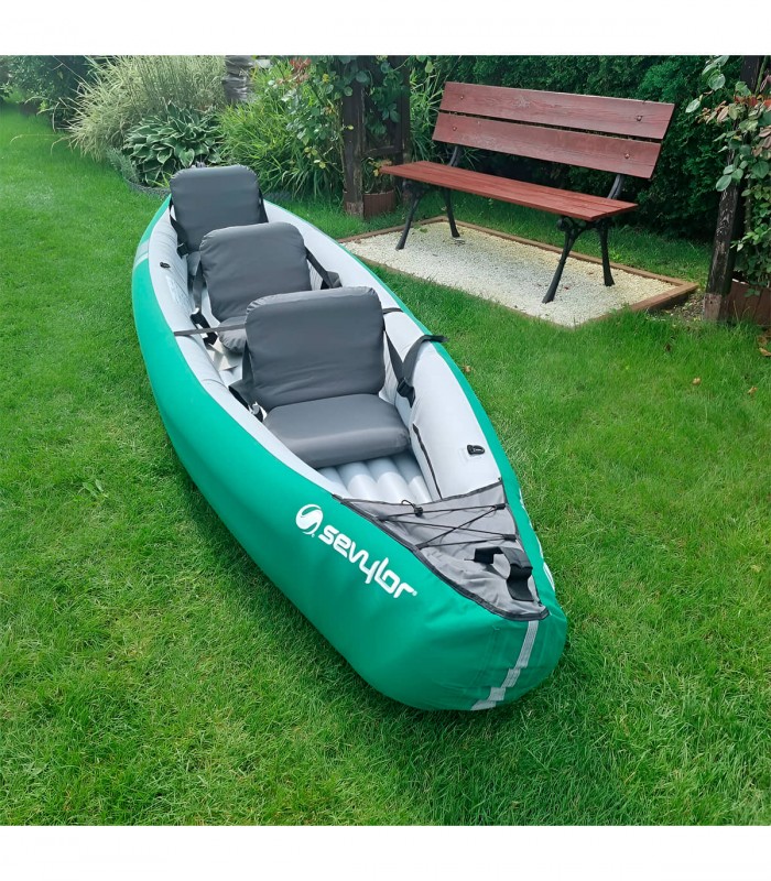 CANOA O KAYAK INFLABLE SEVYLOR ADVENTURE PLUS 3 PLAZAS - FULL PACK