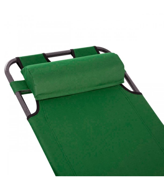 TUMBONA PLEGABLE CON RESPALDO RECLINABLE