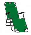 TUMBONA PLEGABLE CON RESPALDO RECLINABLE