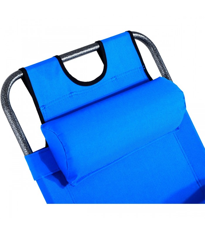 TUMBONA PLEGABLE CON RESPALDO RECLINABLE