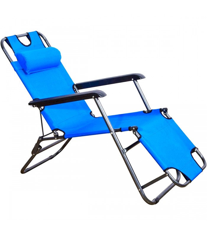 TUMBONA PLEGABLE CON RESPALDO RECLINABLE