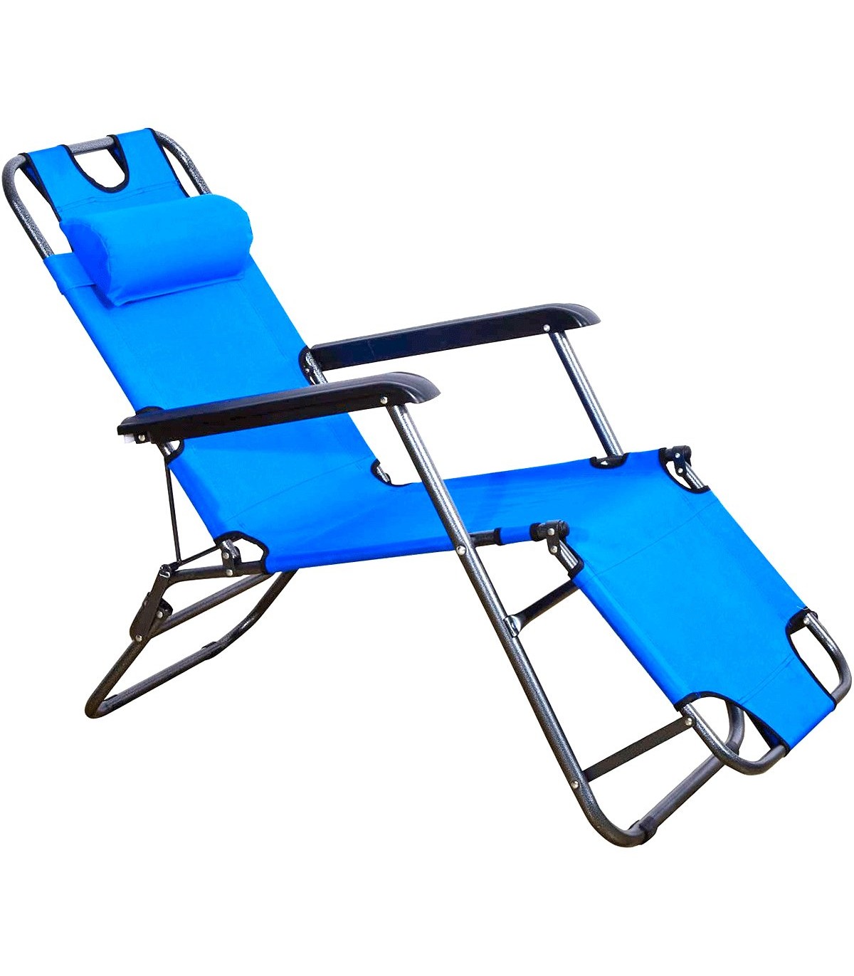 TUMBONA PLEGABLE CON RESPALDO RECLINABLE