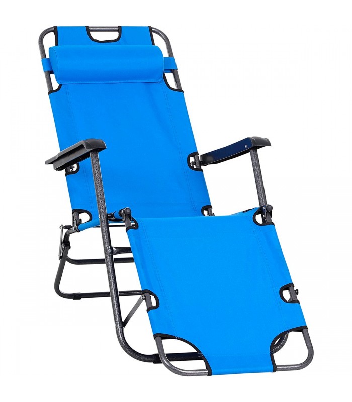 TUMBONA PLEGABLE CON RESPALDO RECLINABLE