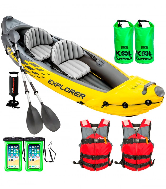 KAYAK HINCHABLE INTEX EXPLORER K2 - FULL PACK L