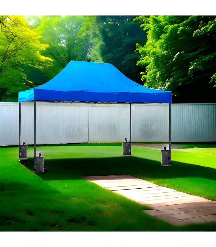 CARPA PLEGABLE GARDEN 3X4,5M CUBIERTA OXFORD 420D
