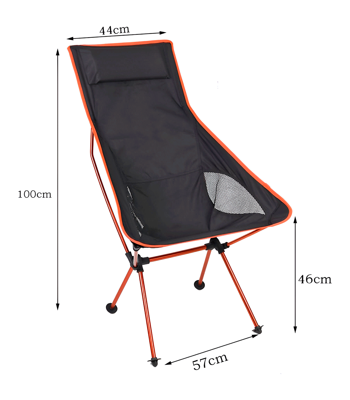 SILLA ULTRALIGERA RESPALDO ALTO DESMONTABLE ALUMINIO