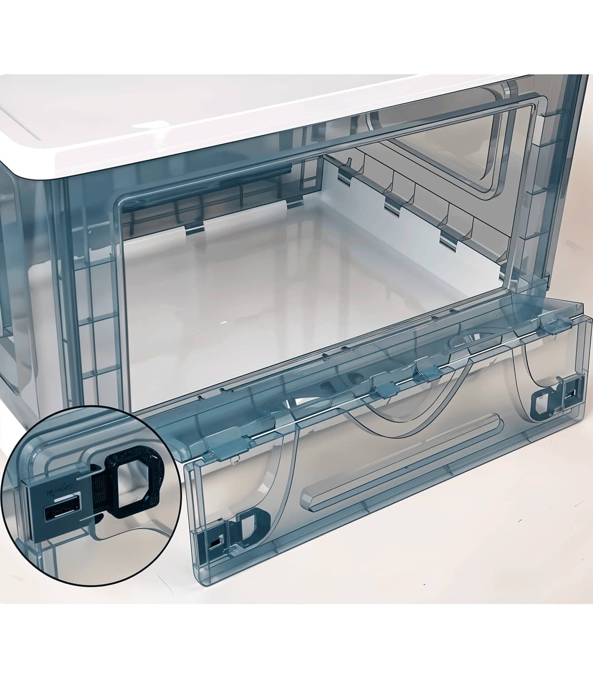 CAJA DE ALMACENAMIENTO PLEGABLE 47,5x35x28,5 cm