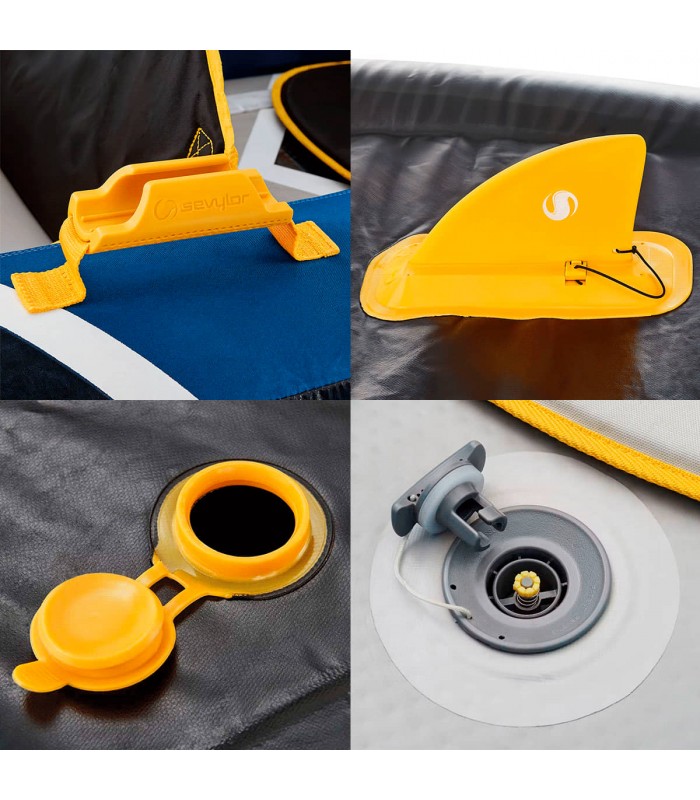 KAYAK HINCHABLE SEVYLOR MONTREAL 2+1 PLAZAS DROP STITCH