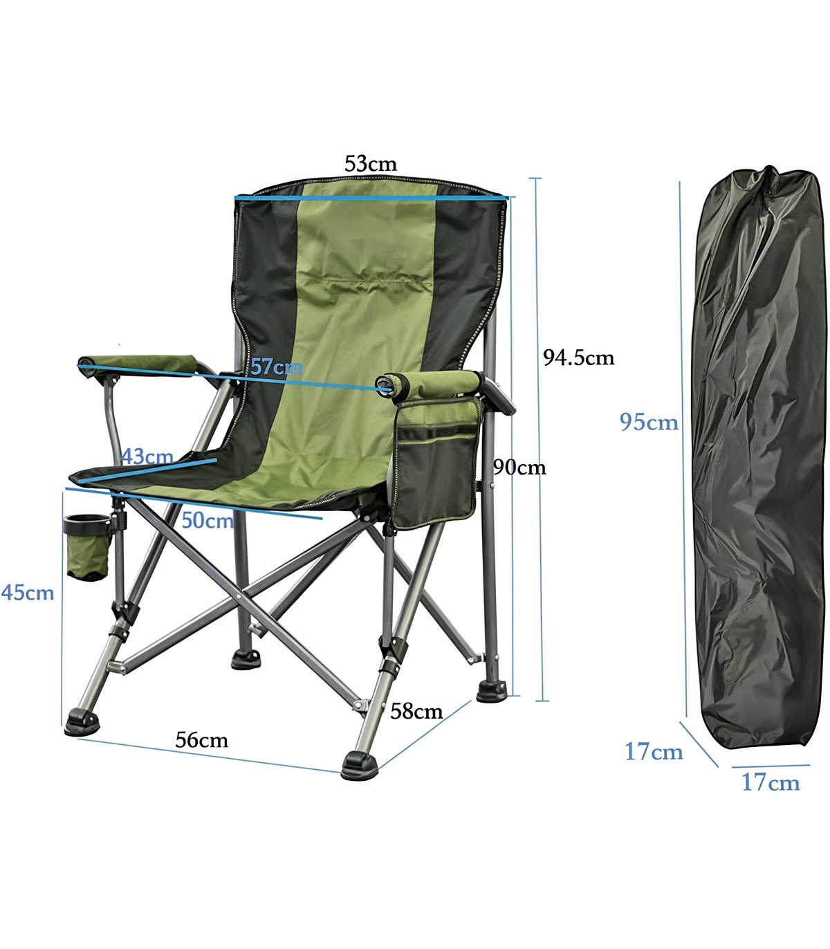 SILLA PLEGABLE CAMPING OXFORD 600D