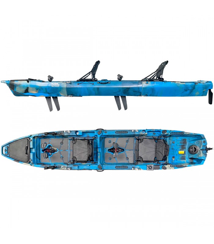 WHALE TWO KAYAK MODULAR A PEDALES KOL OUTDOOR