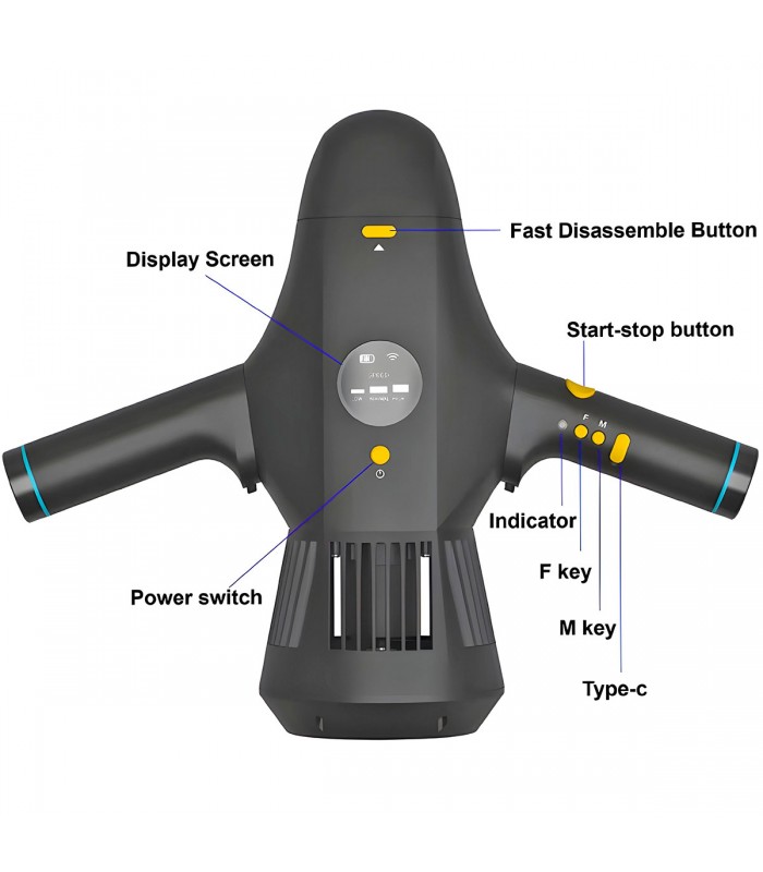 MOTOR ELÉCTRICO PADDLE SURF Y SCOOTER SUBMARINO STERMAY M1