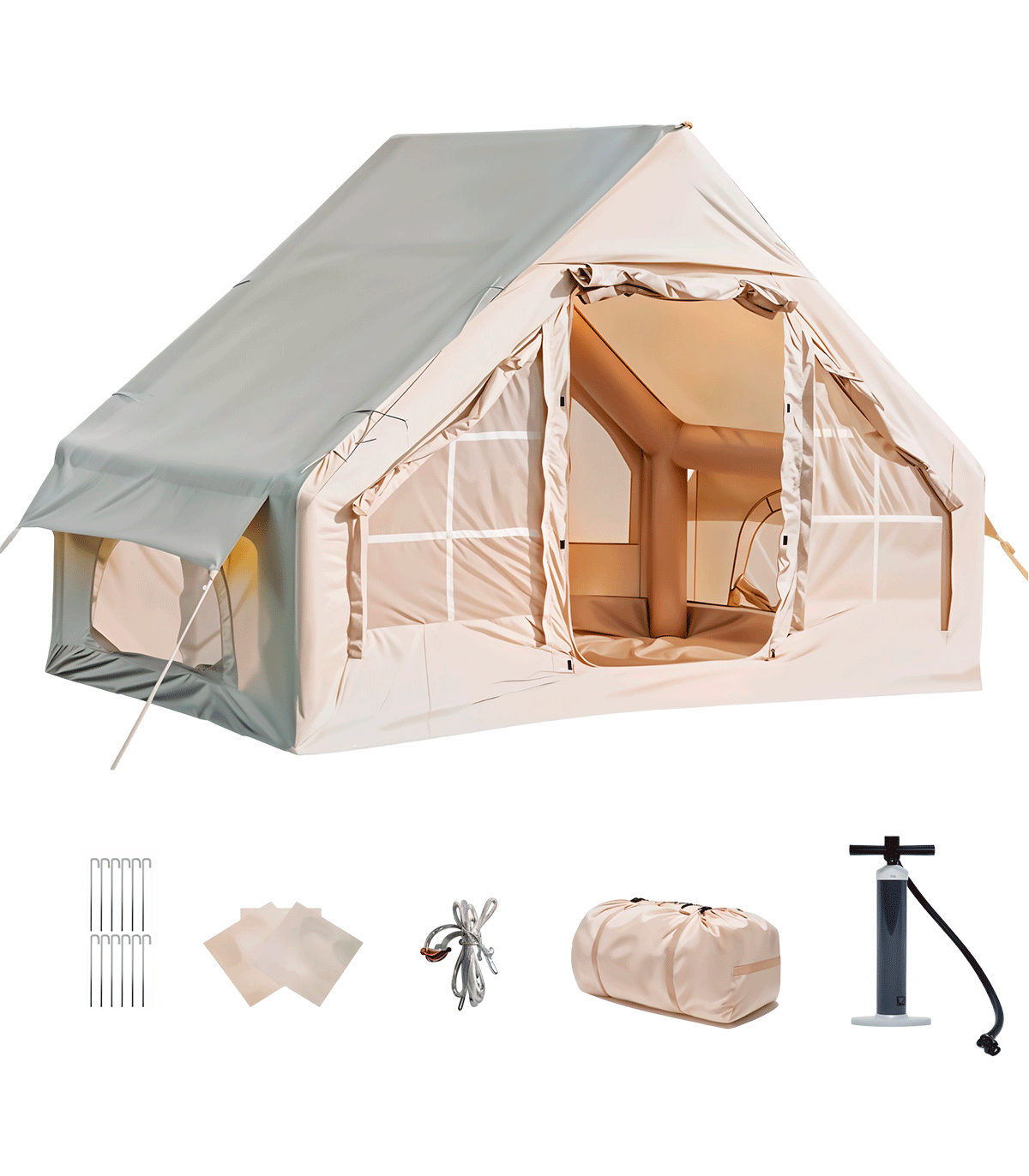 TIENDA DE CAMPAÑA INFLABLE LUXURY GLAMPING