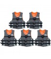 5 CHALECOS SALVAVIDAS DE NEOPRENO KOL OUTDOOR 50N (M) - PACK EMPRESAS