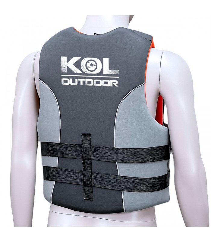 5 CHALECOS SALVAVIDAS DE NEOPRENO KOL OUTDOOR 50N (L) - PACK EMPRESAS