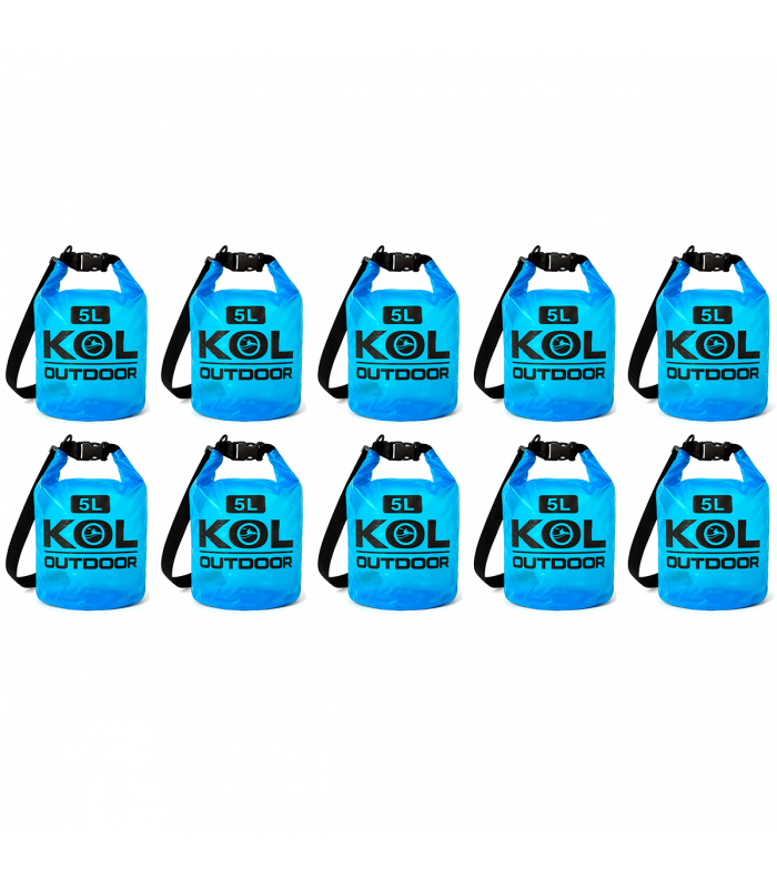 PACK 10 BOLSAS ESTANCAS TRANSLUCIDAS DE 5 LITROS