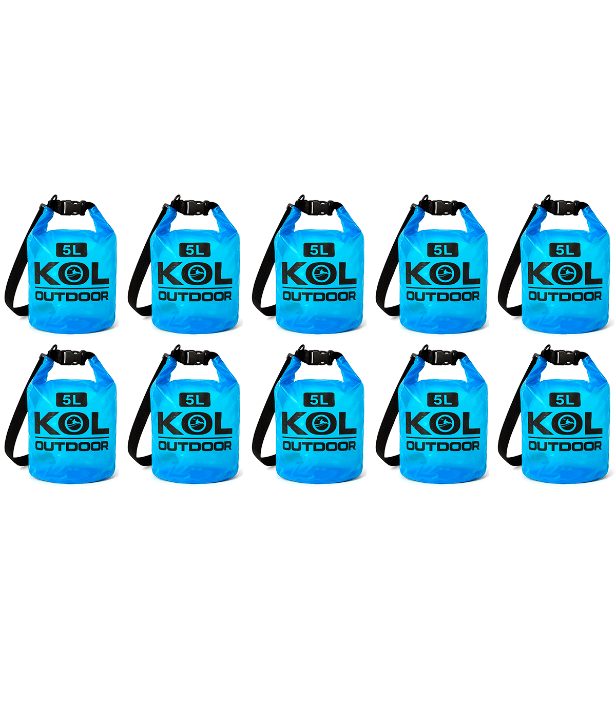 PACK 10 BOLSAS ESTANCAS TRANSLUCIDAS DE 5 LITROS