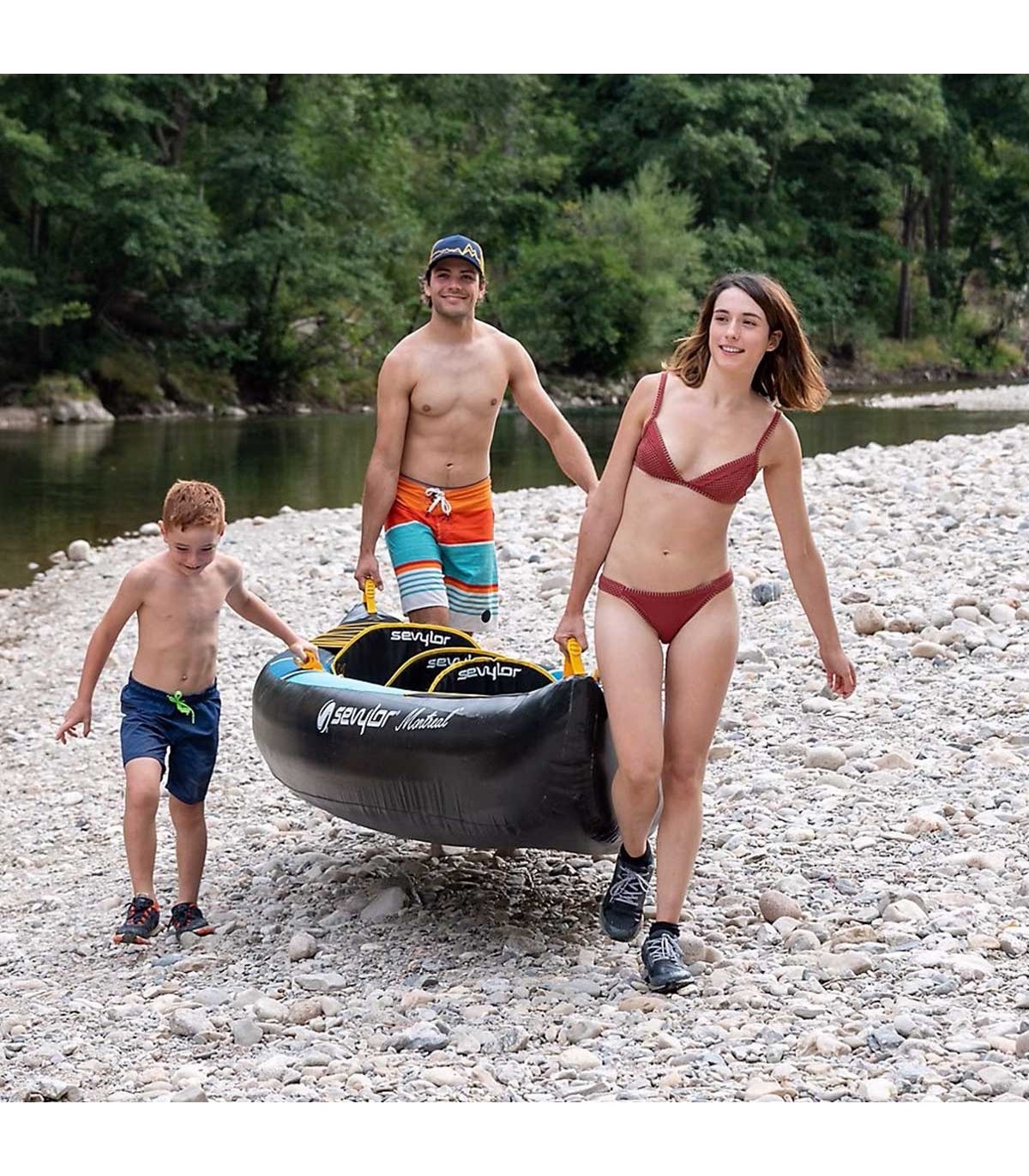 KAYAK HINCHABLE SEVYLOR MONTREAL 2+1 PLAZAS DROP STITCH