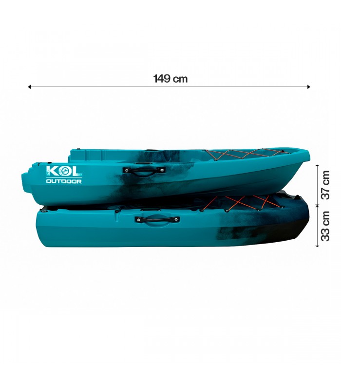 DENTEX ONE KAYAK MODULAR A PEDALES KOL OUTDOOR