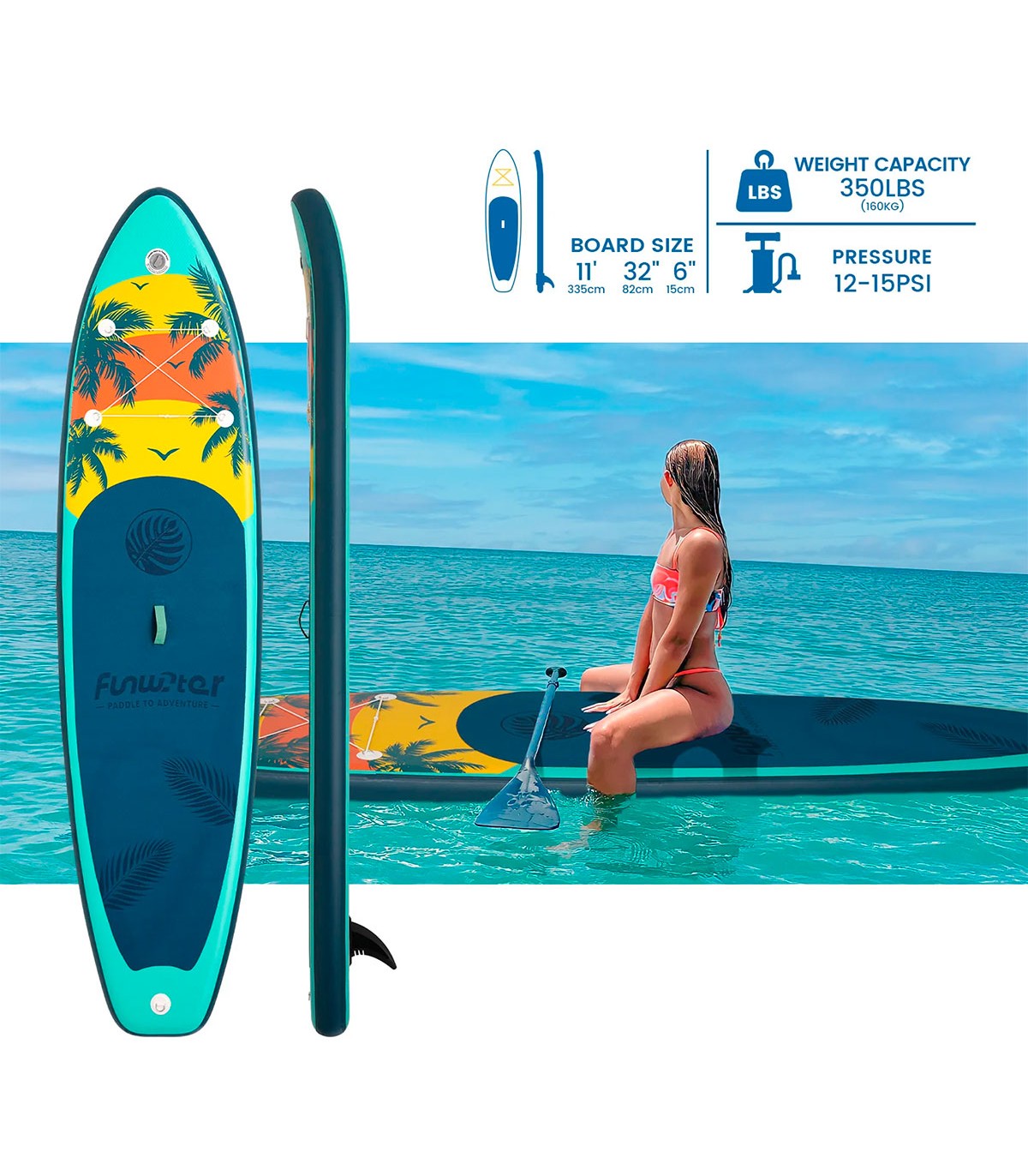 PADDLE SURF HINCHABLE OASIS 11' (335 CM)