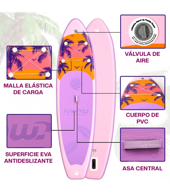 PADDLE SURF HINCHABLE FLAMINGO 11' (335 CM)