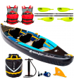 KAYAK HINCHABLE SEVYLOR MONTREAL 2+1 PLAZAS DROP STITCH - FULL PACK