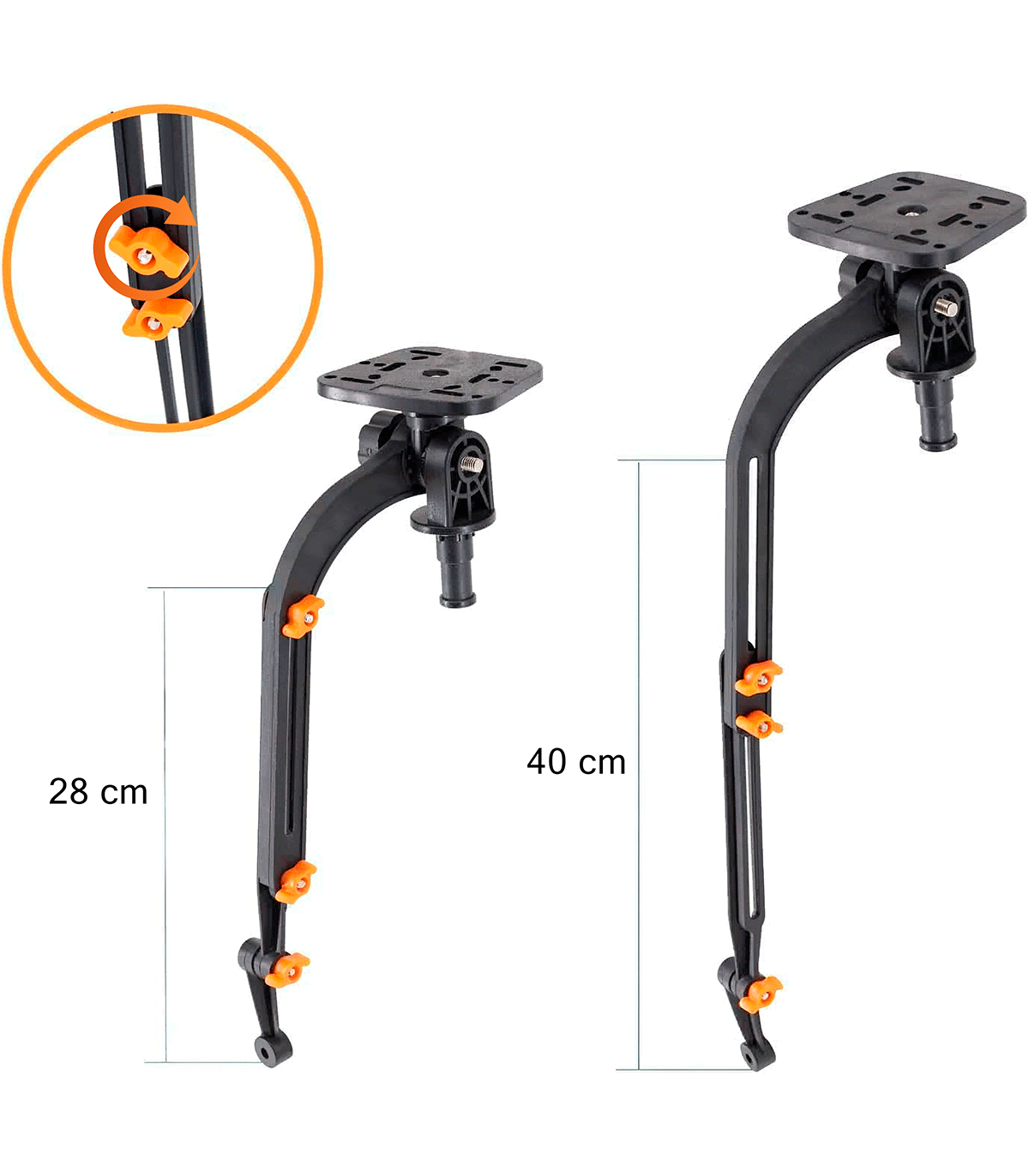 SOPORTE BRAZO TRANSDUCTOR Y PANTALLA SONDA