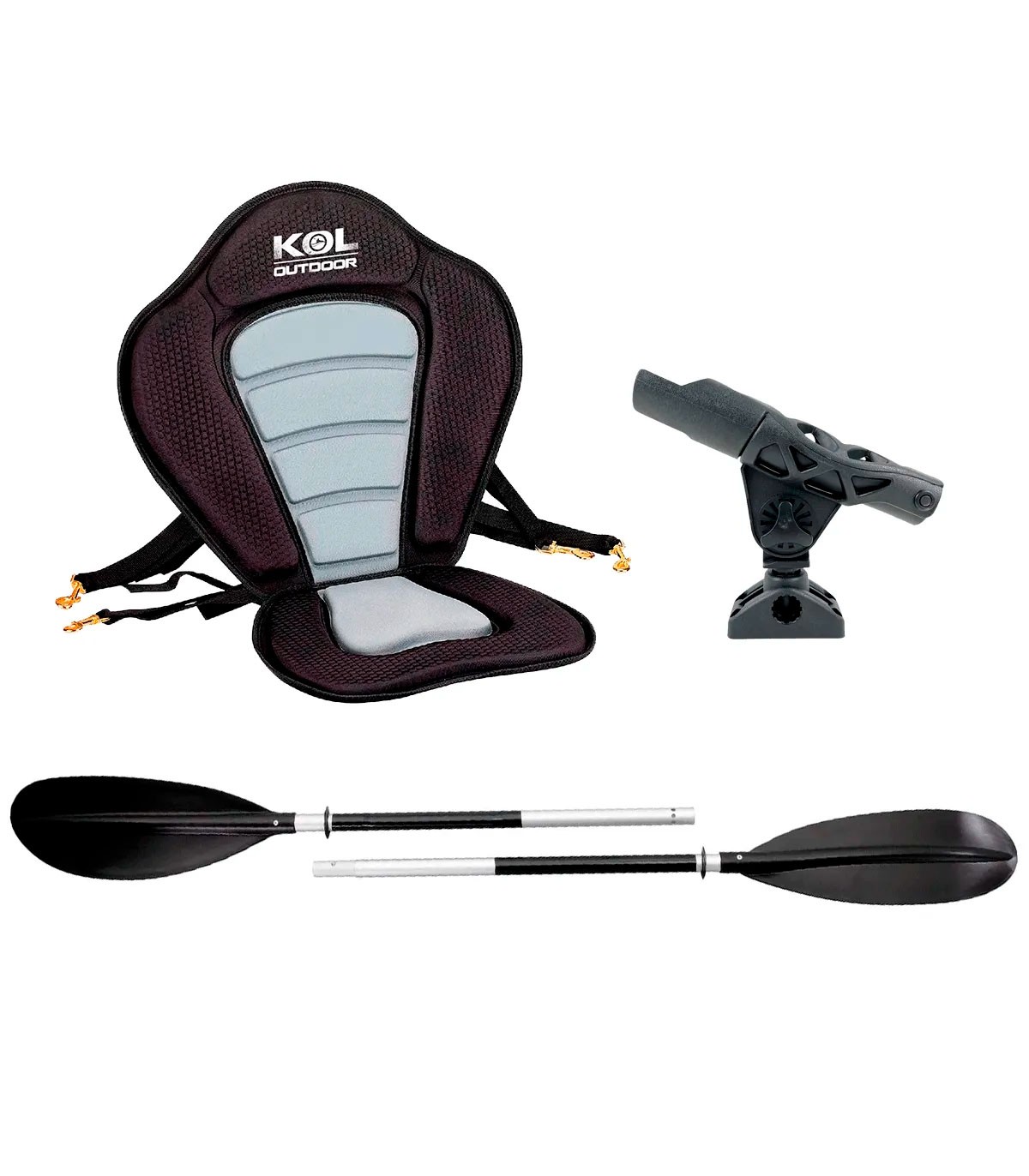 ASIENTO + PALA + CAÑEROS (PACK PESCA)