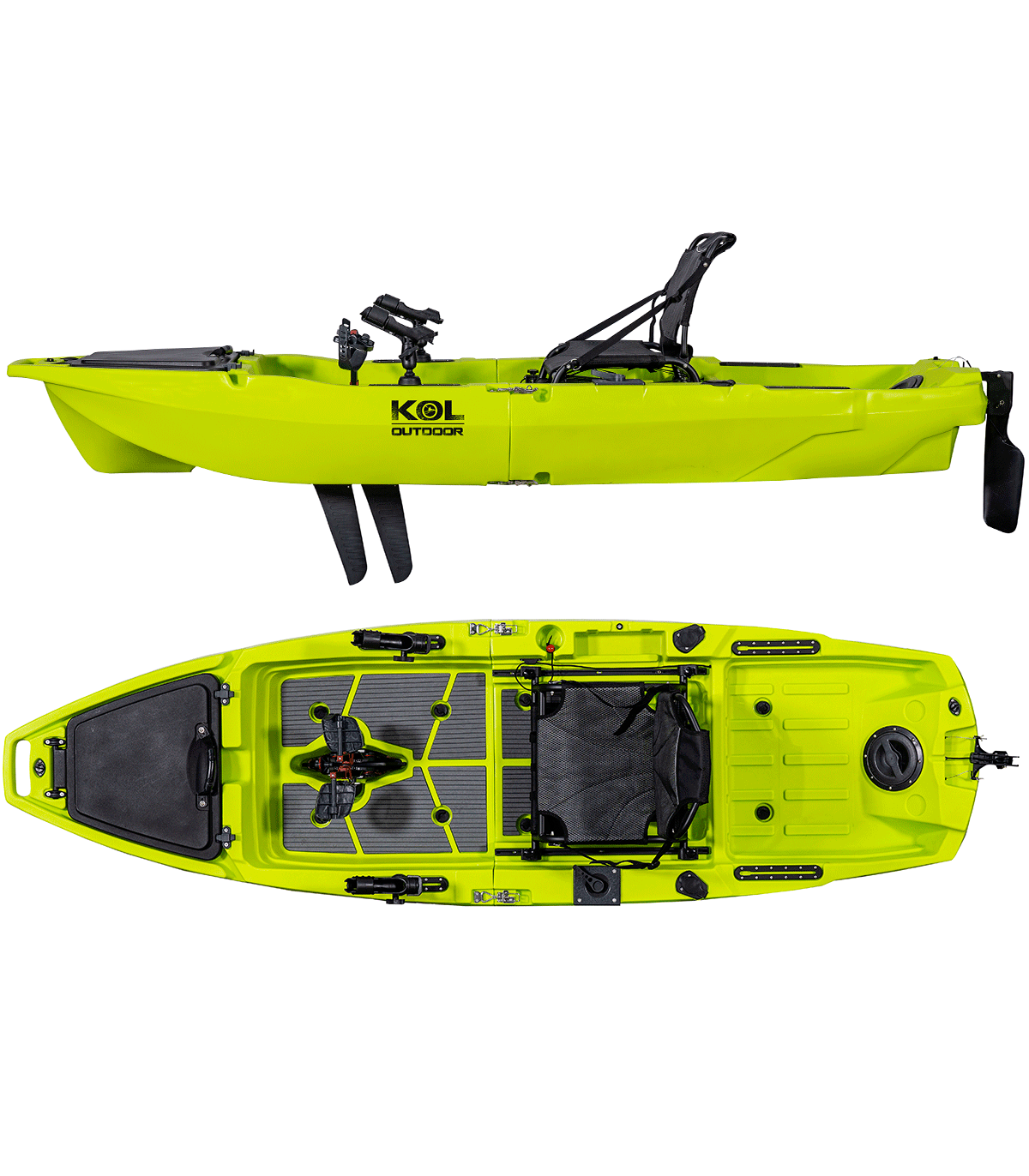WHALE ONE KAYAK MODULAR A PEDALES KOL OUTDOOR