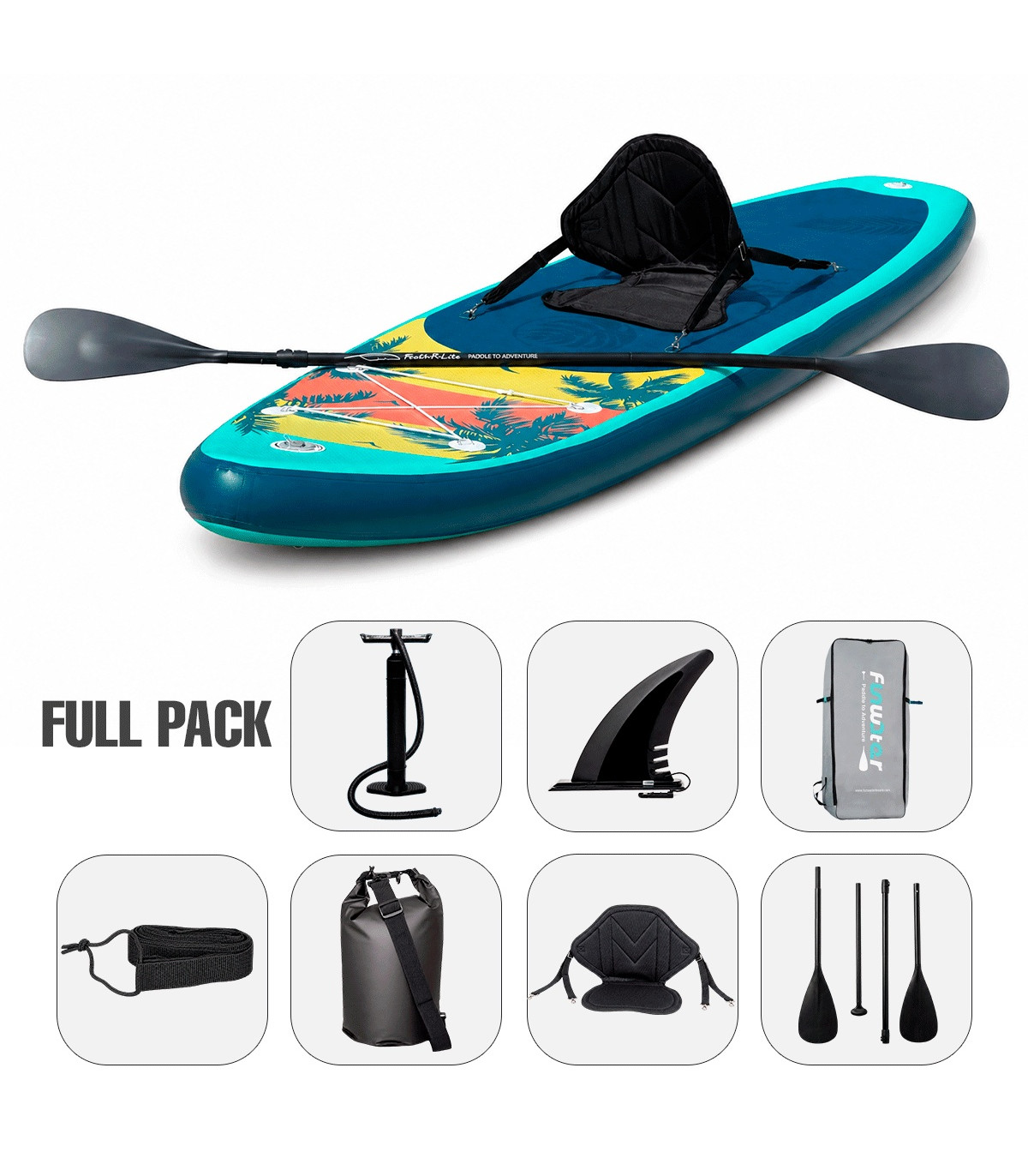 PADDLE SURF HINCHABLE OASIS 11' - FULL PACK