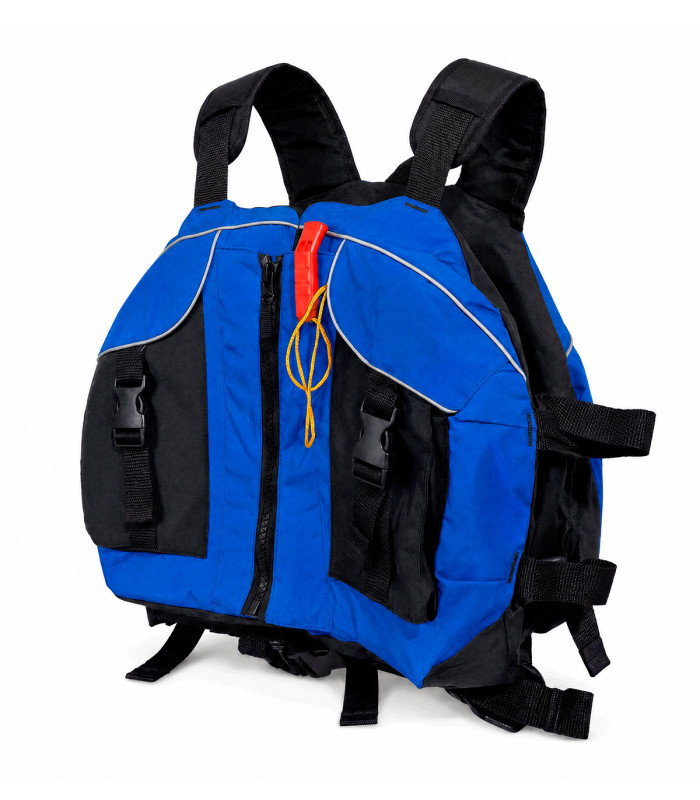 CHALECO SALVAVIDAS PECHO CON SILBATO Y BOLSILLOS KOL OUTDOOR
