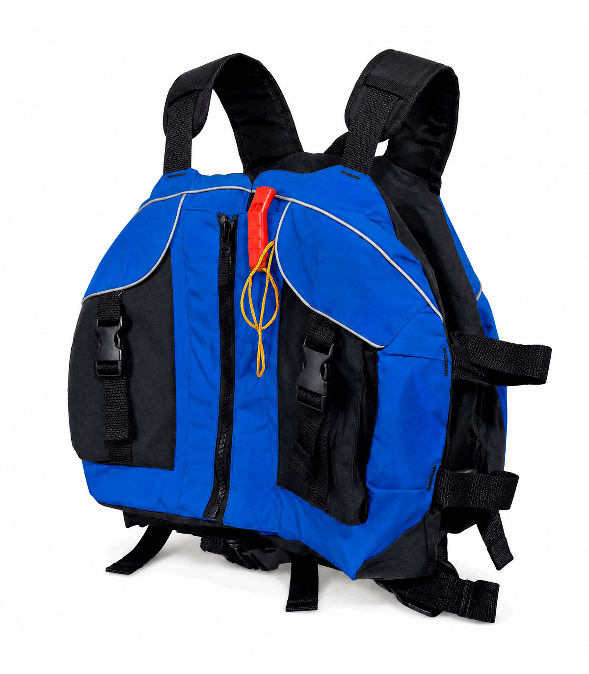 CHALECO SALVAVIDAS PECHO CON SILBATO Y BOLSILLOS KOL OUTDOOR