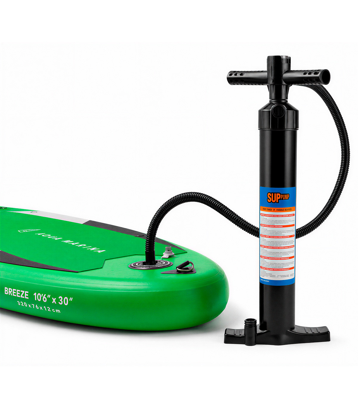 BOMBA MANUAL DOBLE ACCIÓN PADDLE SURF HINCHABLE
