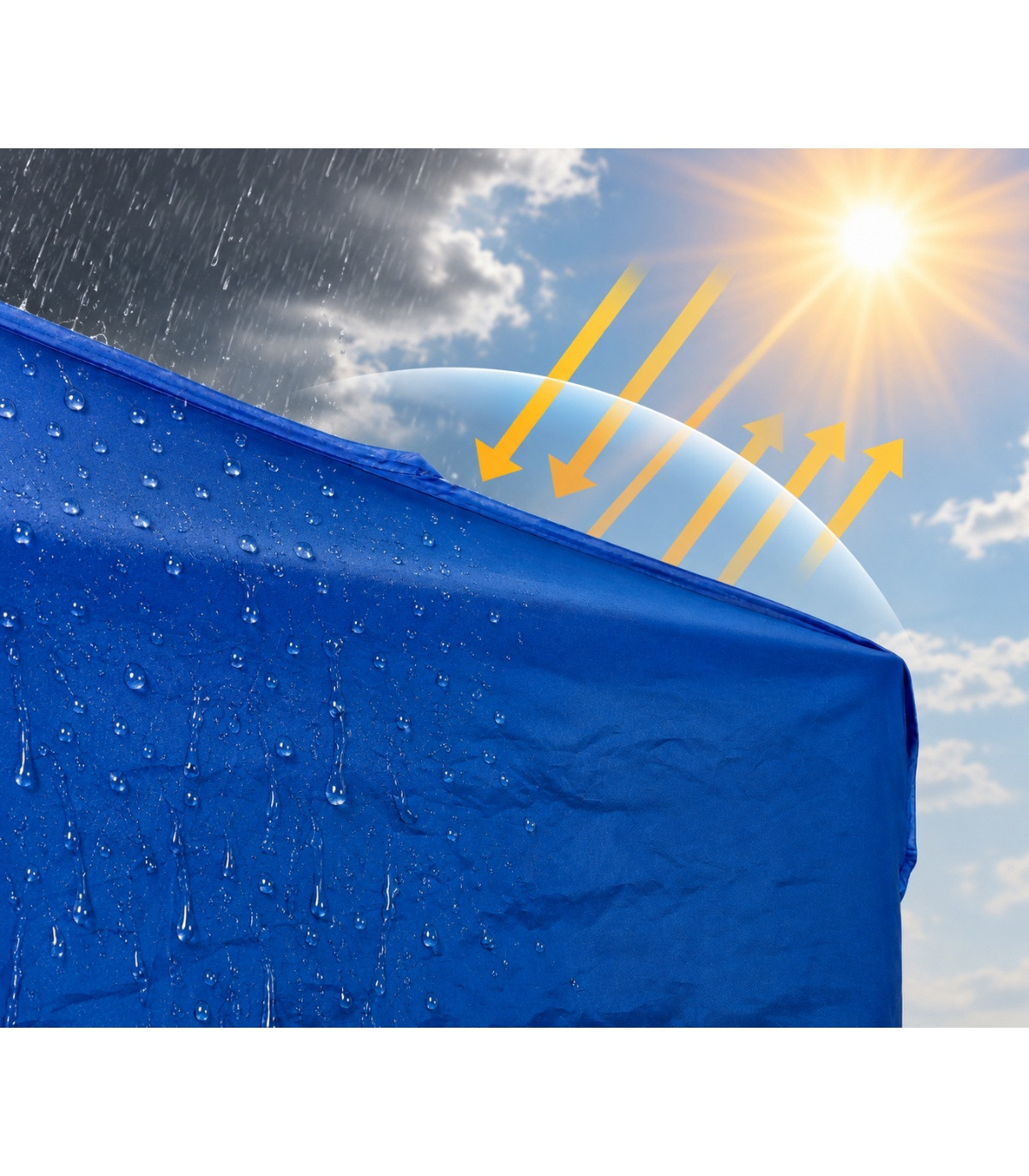 CARPA PLEGABLE 2X2M BEACH