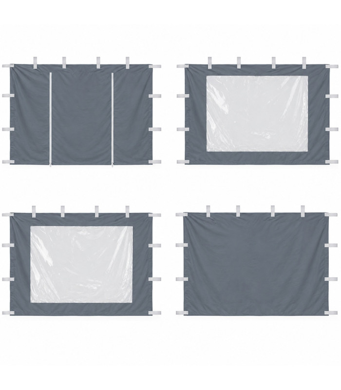 CARPA PLEGABLE 3X3M NATURCAMPER BEACH - FULL SIDES