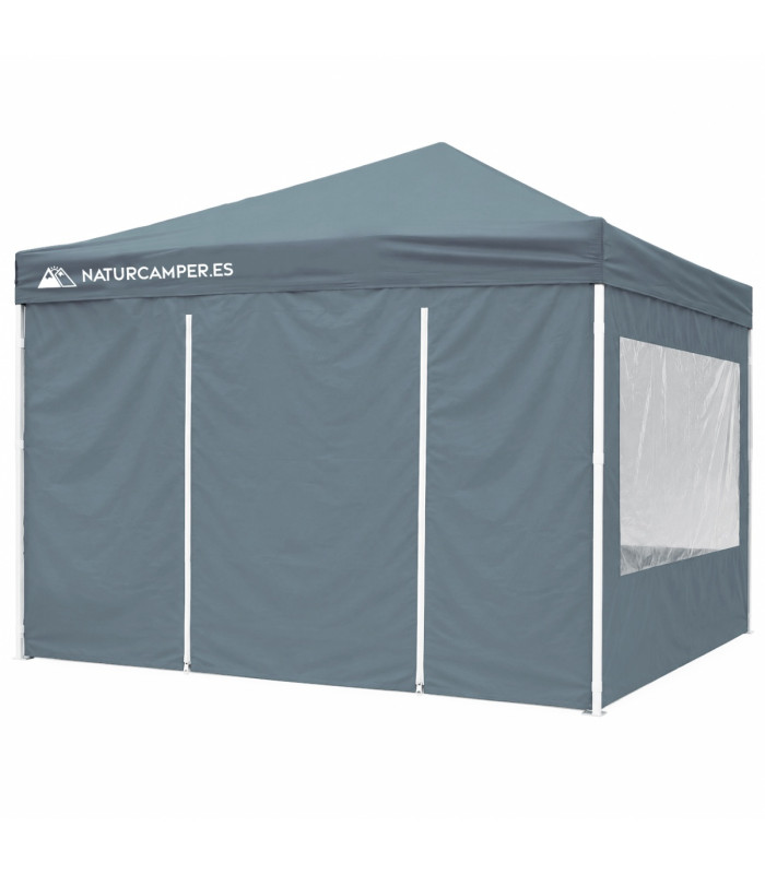 CARPA PLEGABLE 3X3M NATURCAMPER BEACH - FULL SIDES