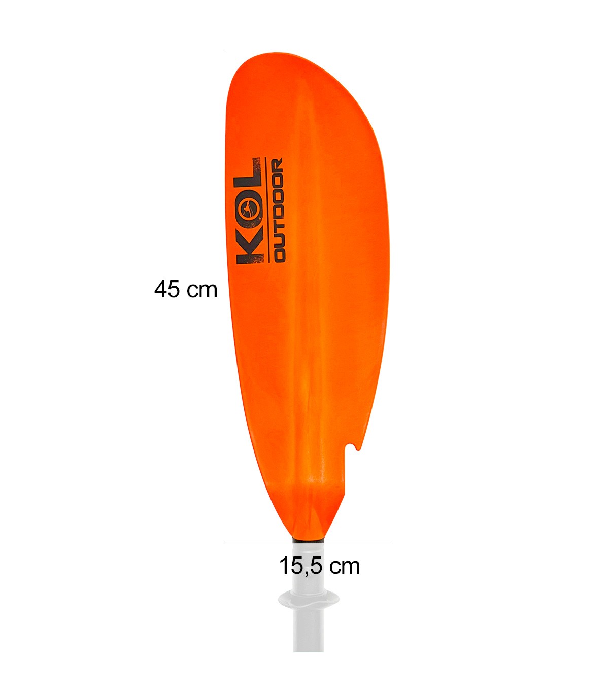 PACK 2 REMOS KAYAK ALUMINIO 2 PIEZAS DESMONTABLE KOL OUTDOOR