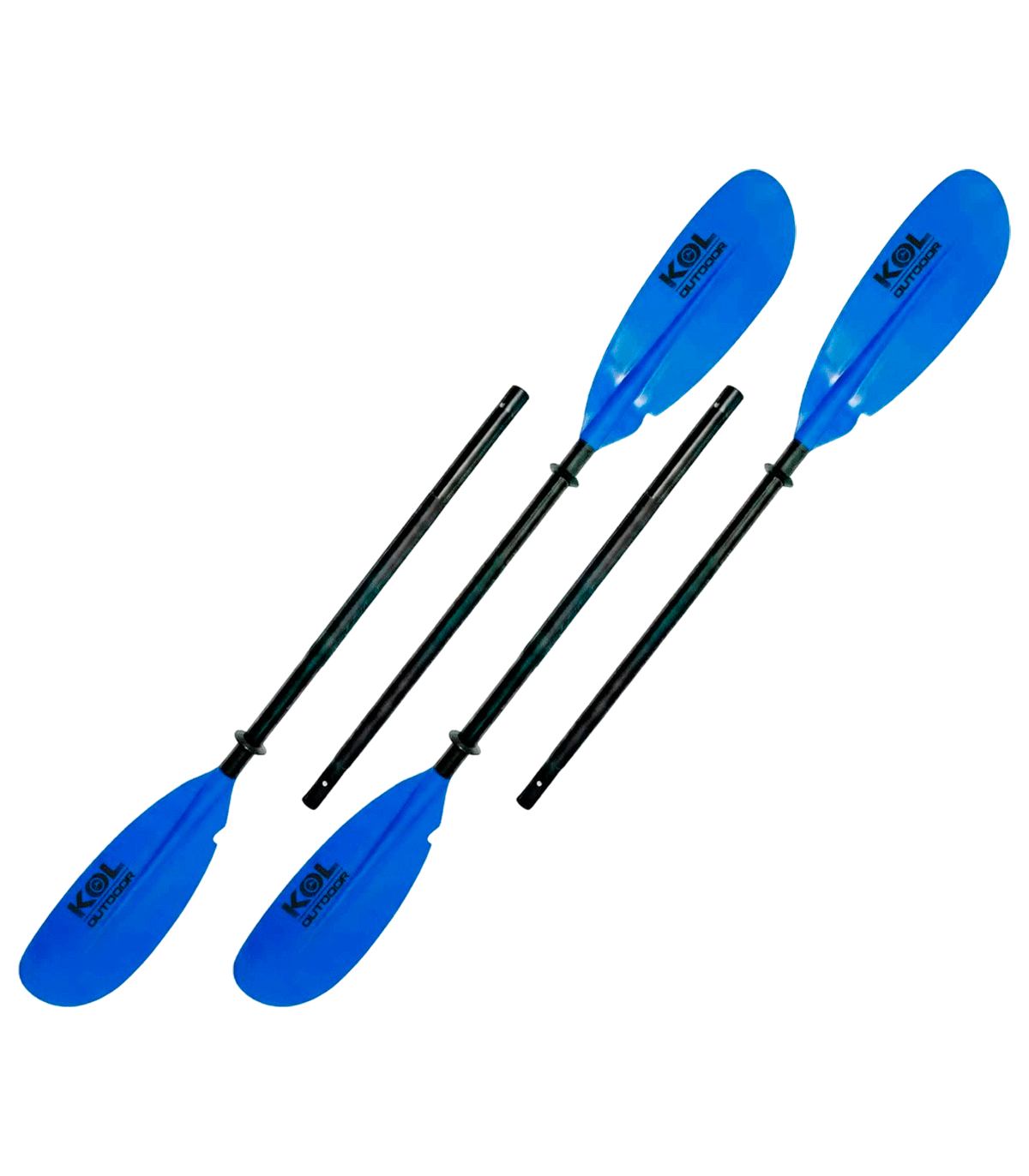 PACK 2 REMOS KAYAK ALUMINIO 2 PIEZAS DESMONTABLE KOL OUTDOOR