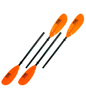 PACK 2 REMOS KAYAK ALUMINIO 2 PIEZAS DESMONTABLE KOL OUTDOOR