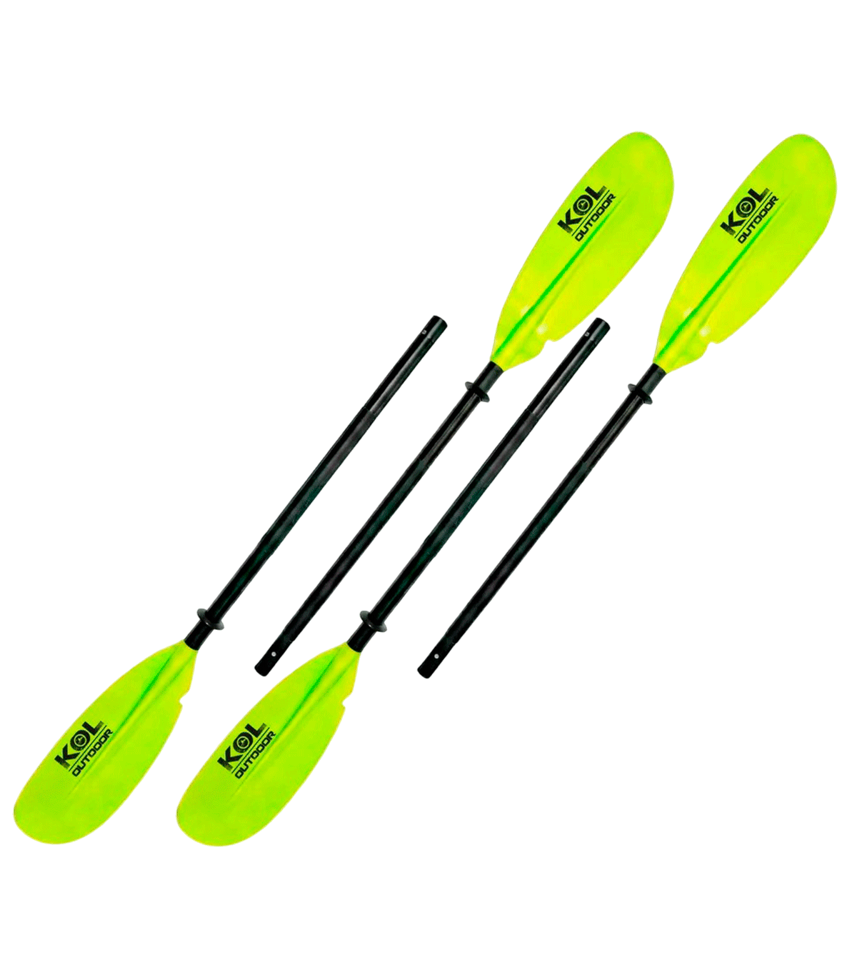PACK 2 REMOS KAYAK ALUMINIO 2 PIEZAS DESMONTABLE KOL OUTDOOR