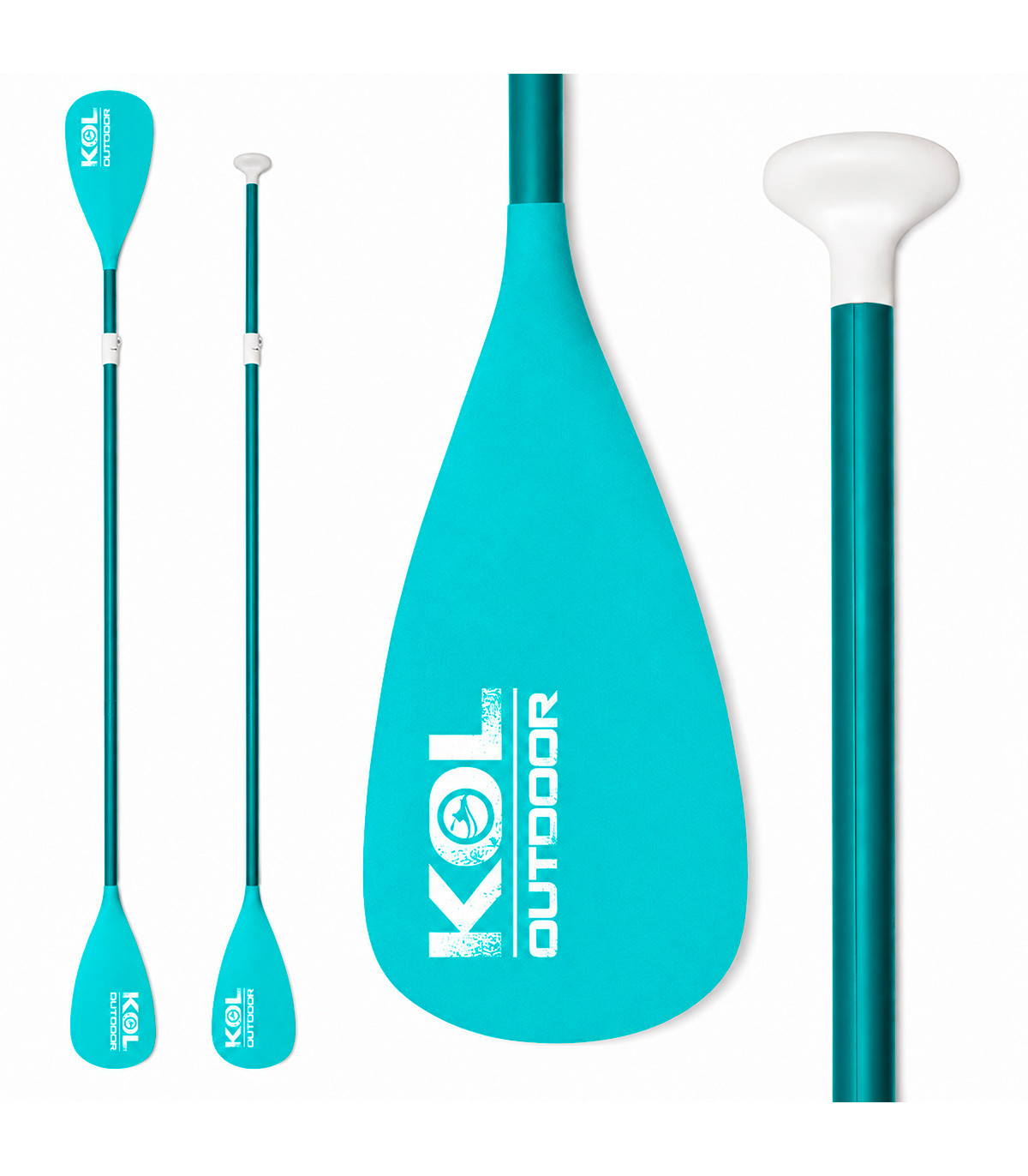 PALA HÍBRIDA KOL OUTDOOR DOBLE USO KAYAK PADDLE SURF