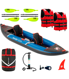 KAYAK HINCHABLE SEVYLOR CHARLESTON DROP STITCH - FULL PACK