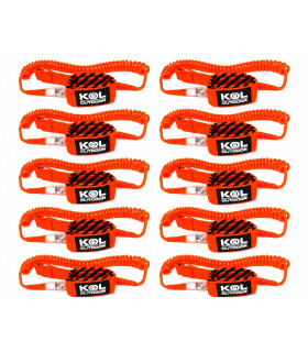 PACK 10 LEASH PADDLE SURF NARANJA