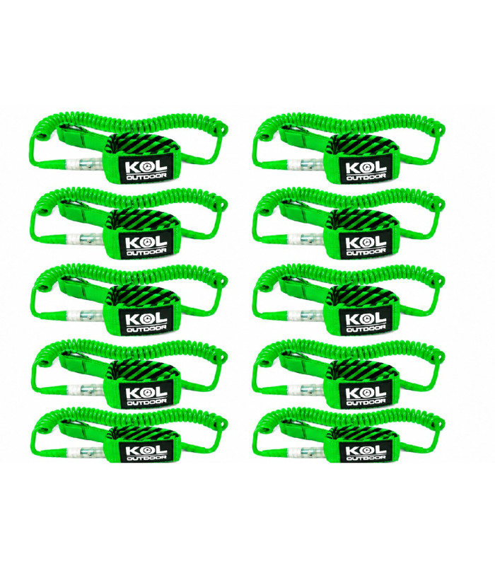 PACK 10 LEASH PADDLE SURF VERDE